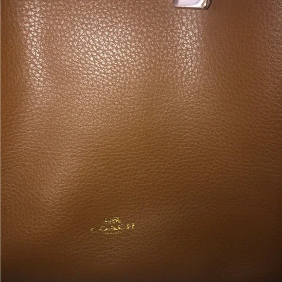 Coach Derby Brown Leather Tote Bag - Picture 5 of 5